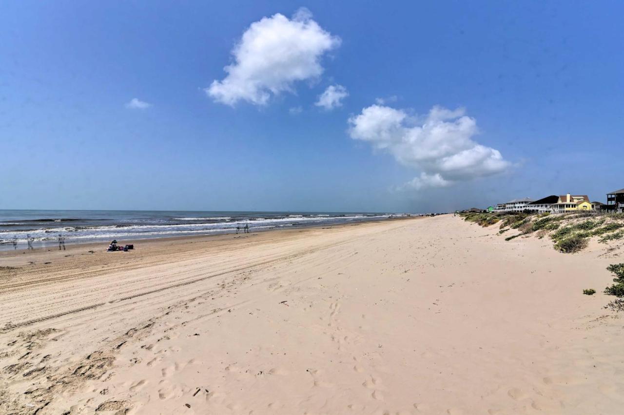 Bright Crystal Beach House, Walk To Coast! Villa Bolivar Peninsula Eksteriør bilde