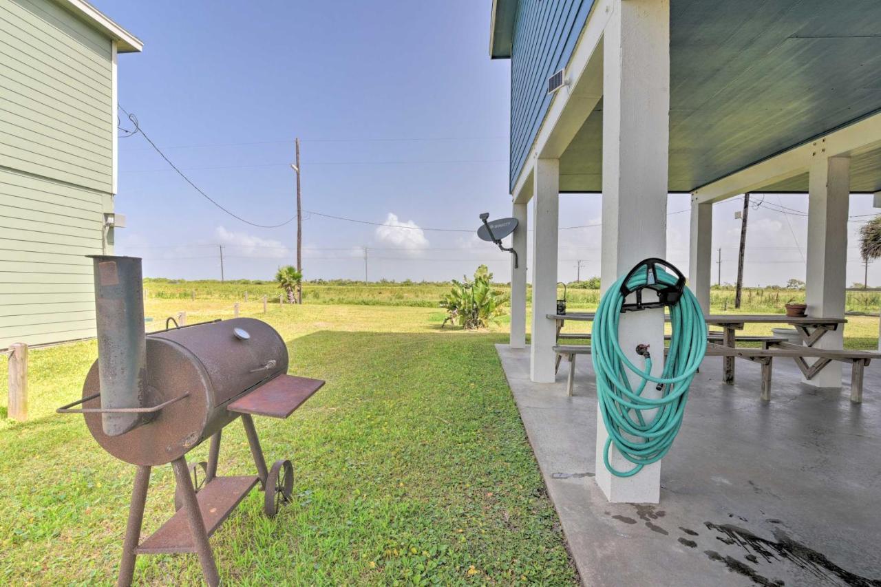 Bright Crystal Beach House, Walk To Coast! Villa Bolivar Peninsula Eksteriør bilde