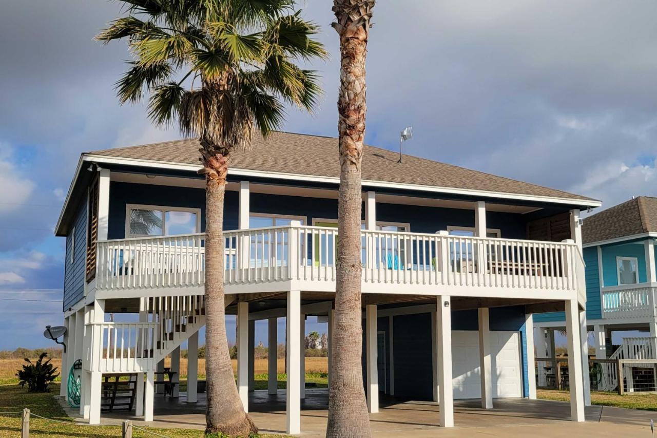 Bright Crystal Beach House, Walk To Coast! Villa Bolivar Peninsula Eksteriør bilde